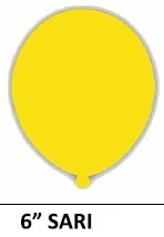 6 İnc Sarı Su Balonu