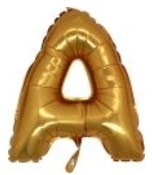 a harfi altin gold folya balon 14 inc 38 cm
