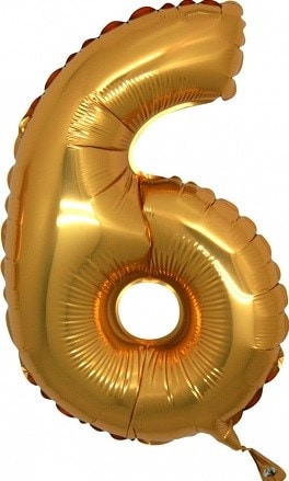 alti gold altin numara balon 14 inc folyo balon