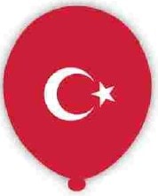 ayyildiz baskili balon