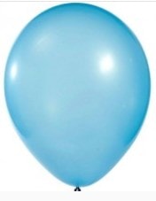 12 İnc Metalik Açık Mavi Balon