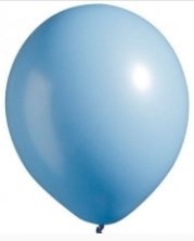 baskisiz acik mavi balon