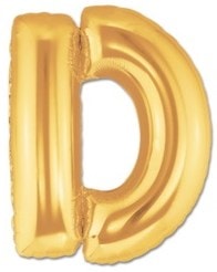 d harfi sari gold altin folyo balon 40 inch 100cm