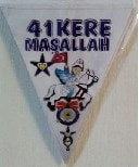 flama 41 kere masallah sunnet erkek parti malzemesi