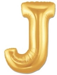 j harfi sari gold altin folyo balon 40 inch 100cm