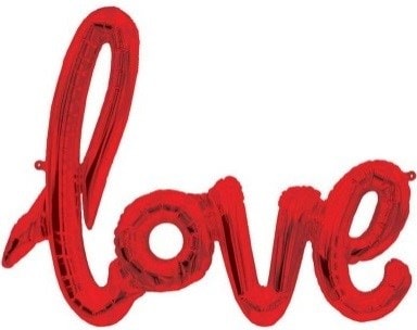 love folyo balon 40 inc