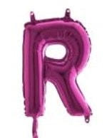 r harfi fusya ruby folya balon 14 inc 38 cm