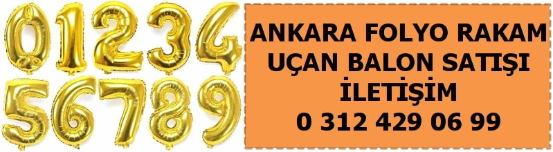 rakam folyo ucan balon satisi