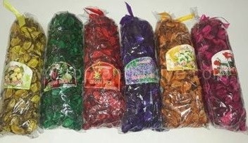 renkli kurutulmus gul yapragi